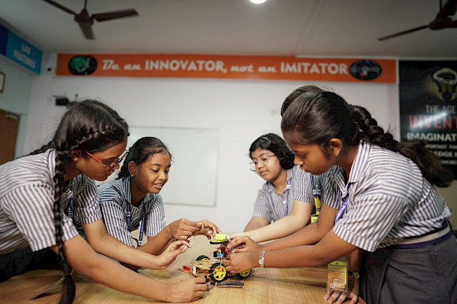 Best ICSE School with AI Robotics Lab in Uttarpara